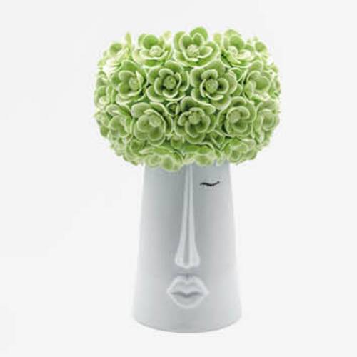 Vaso Poishome Fiori Tiffany Porcellana 10,5x10,5x25 EF02TI