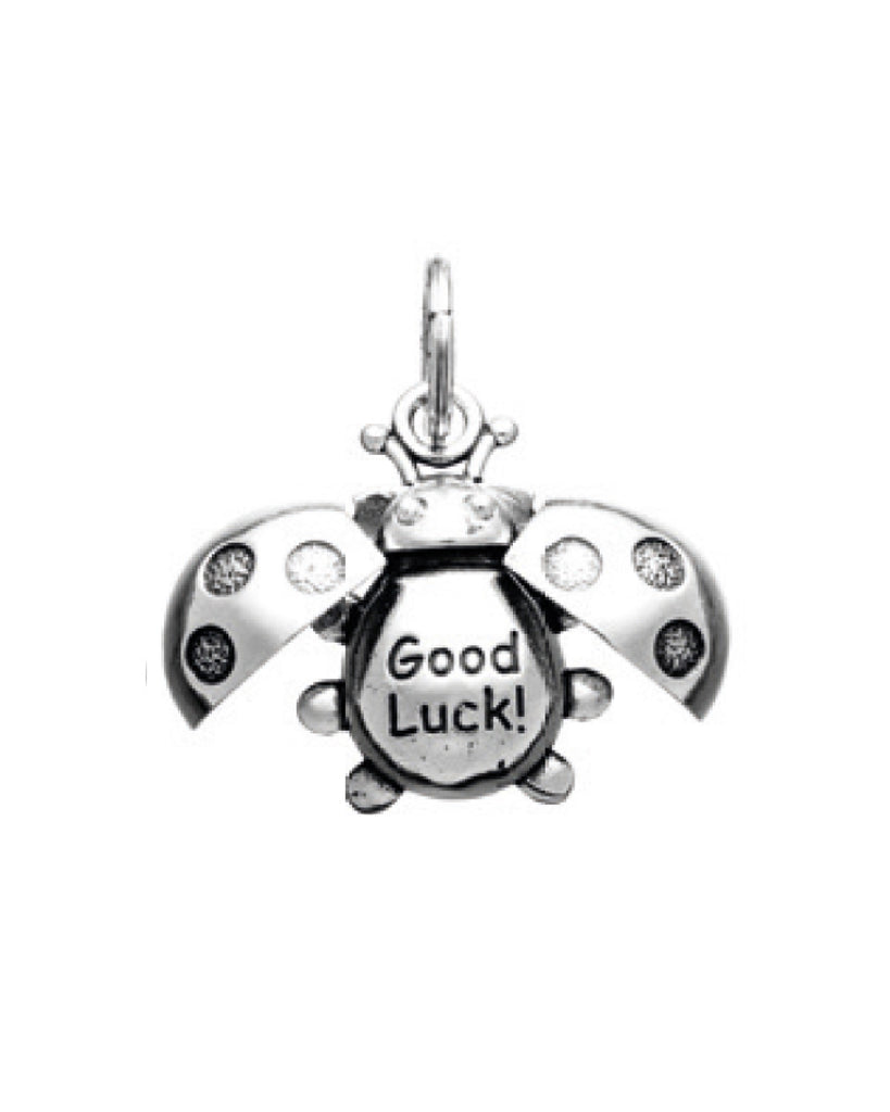 Charm Donna Giovanni Raspini Argento 925 Coccinella Good Luck Fatto A Mano 11185