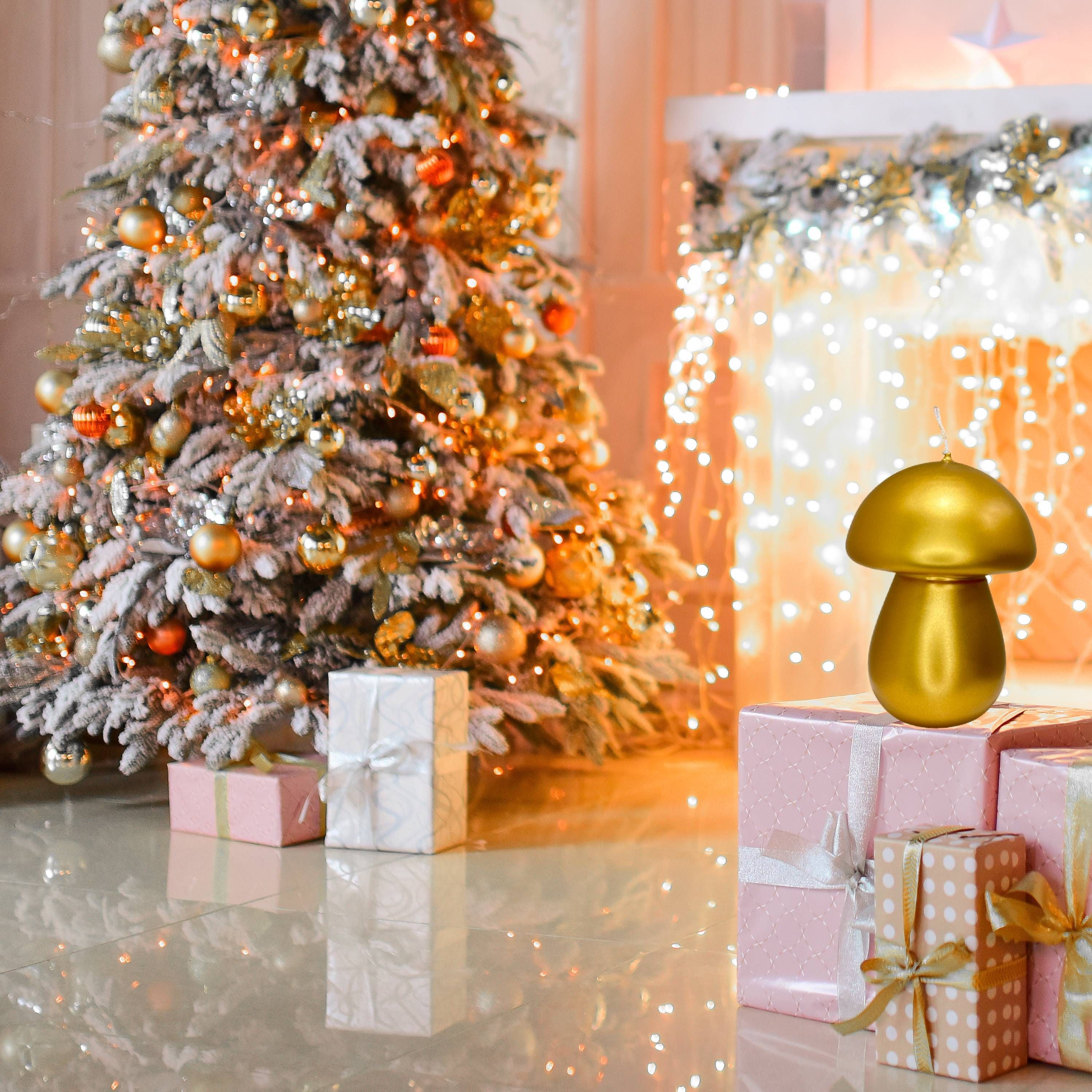 Candela Graziani Fungo Oro 13 cm CLFFORAC