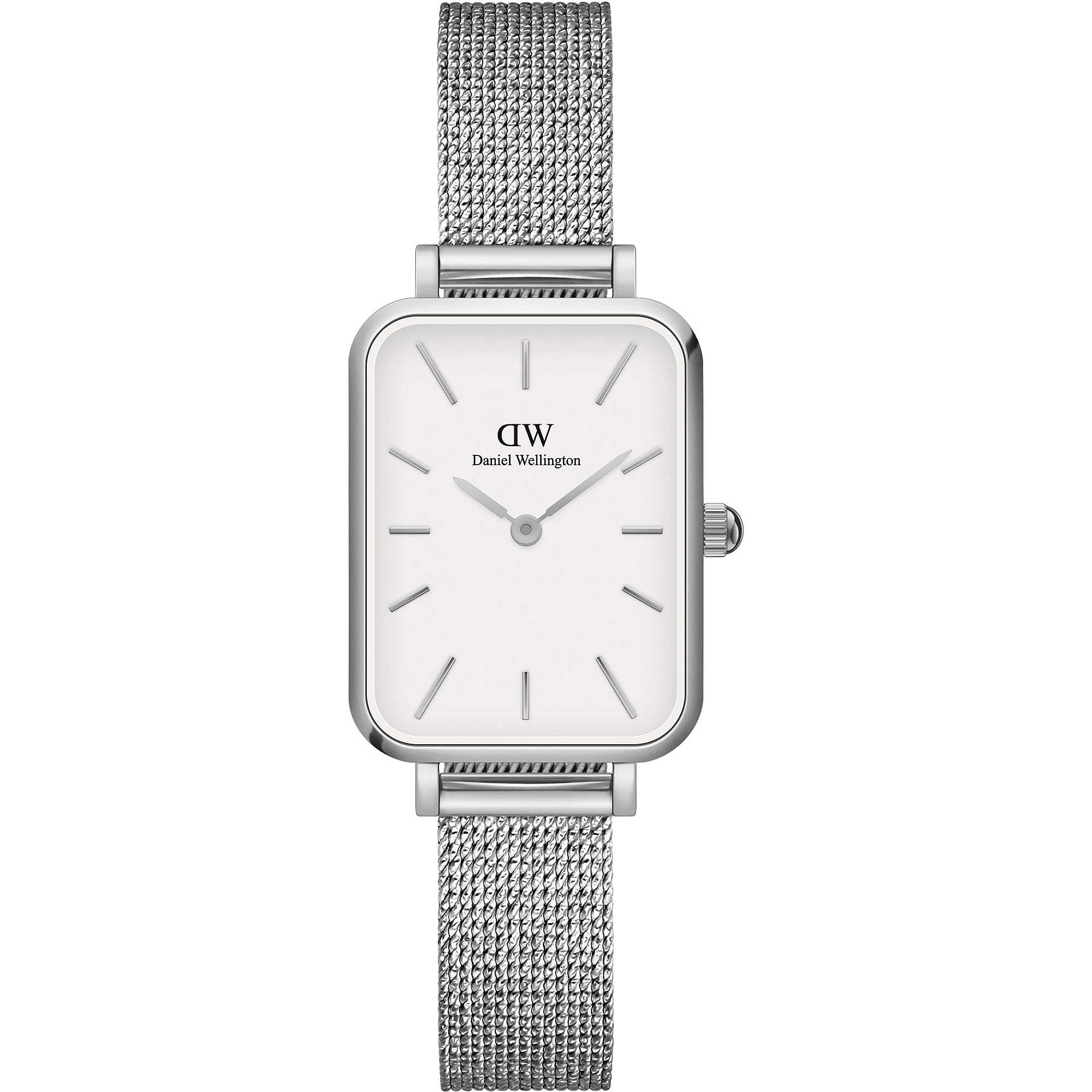 Orologio Donna Daniel Wellington Acciaio Bianco Quadro 20 x 26 mm DW00100438