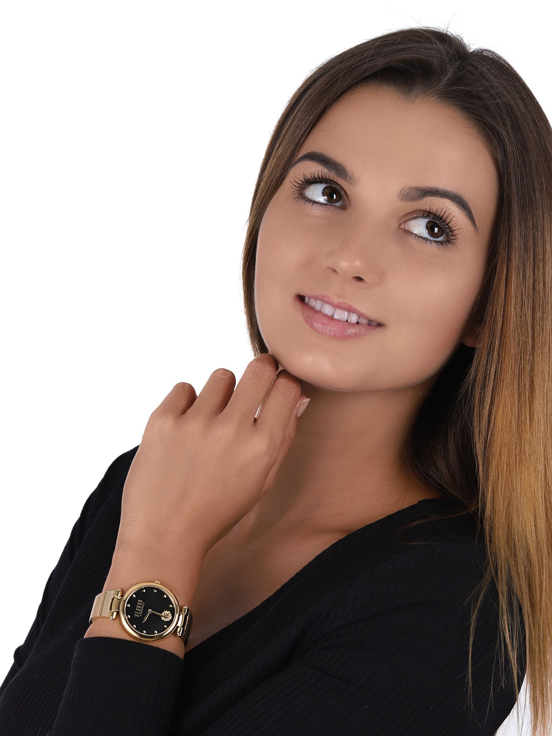 Orologio Donna Versus By Versace Quarzo Solo Tempo Acciaio Dorato Leone VSP1G0621
