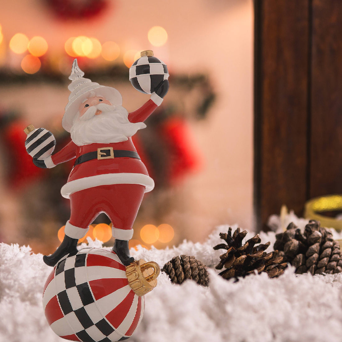 Babbo Natale Vetur Rosso 43 cm 17022