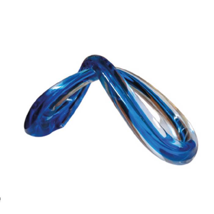 Scultura Cristallo Onlylux Sogninfiniti 34,5 cm Blu OL03486