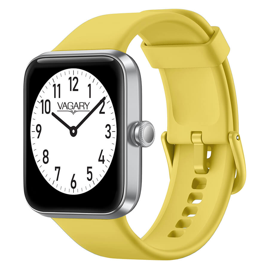 Orologio Uomo Vagary Smartwatch Acciaio Gomma Giallo X02A-004VY