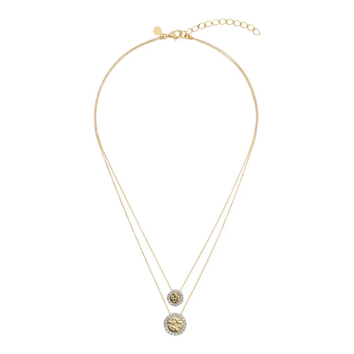 Collana Etrusca Donna Argento 925 Placcata Oro Giallo 18 KT WSET00725.YG