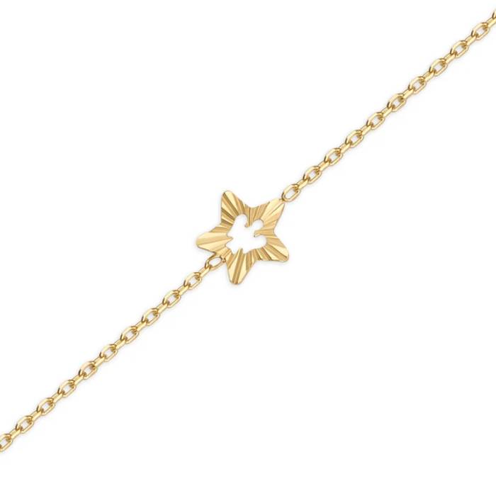 Bracciale Donna Roberto Giannotti Oro 9 kt Stella Angelo Traforato NKT397