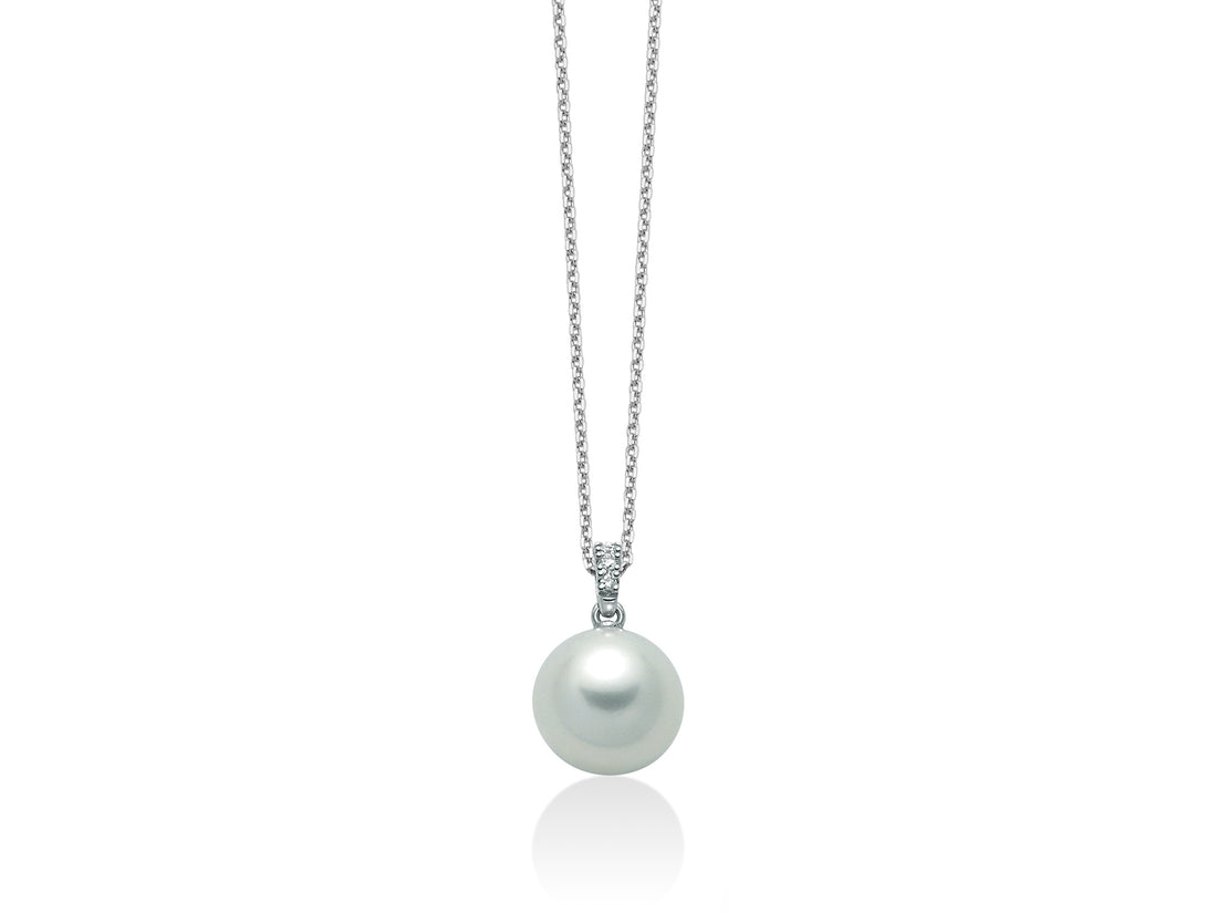 Collana Donna Miluna Girocollo ORO 750 con perla e diamanti PCL5501