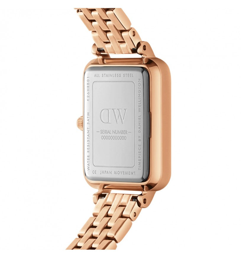 Orologio Donna Daniel Wellington Acciaio Rosè Quadro 20 x 26 mm DW00100672