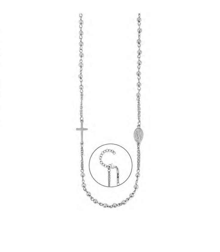 Collana Uomo Acciaio 4US Cesare Paciotti Rosario 4UCL7965