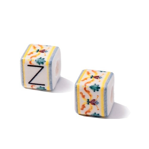 Ciondolo Dadini Porcellana Alphabet Collection Lettera Z  20026