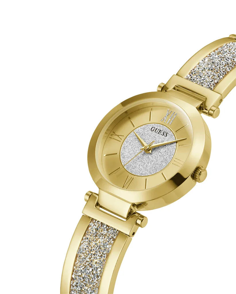 Orologio Donna Guess Quarzo Solo Tempo Acciaio Dorato W1288L2