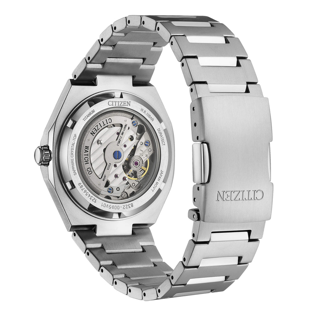 Orologio Uomo Citizen Automatico Super titanio Zenshin 60 Blu NK5020-58M
