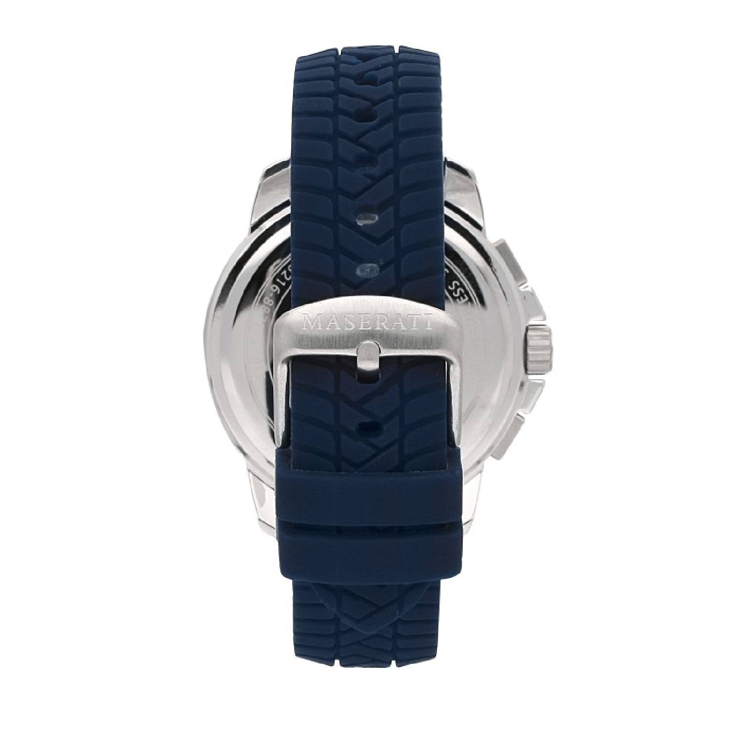 Orologio Uomo Acciaio Maserati Quarzo Cronografo Data Bianco Rosè Blu R8871621013