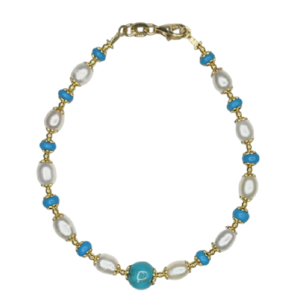 Bracciale Donna Re Mida Argento Perle BR-Djv-10