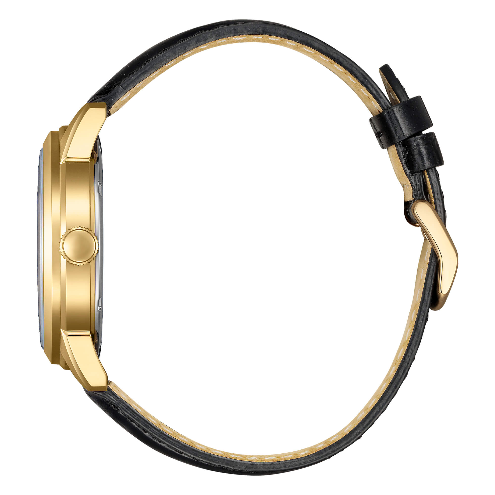 Orologio Uomo Citizen Rosè Eco-Drive Acciaio Pelle Data AW0153-04A