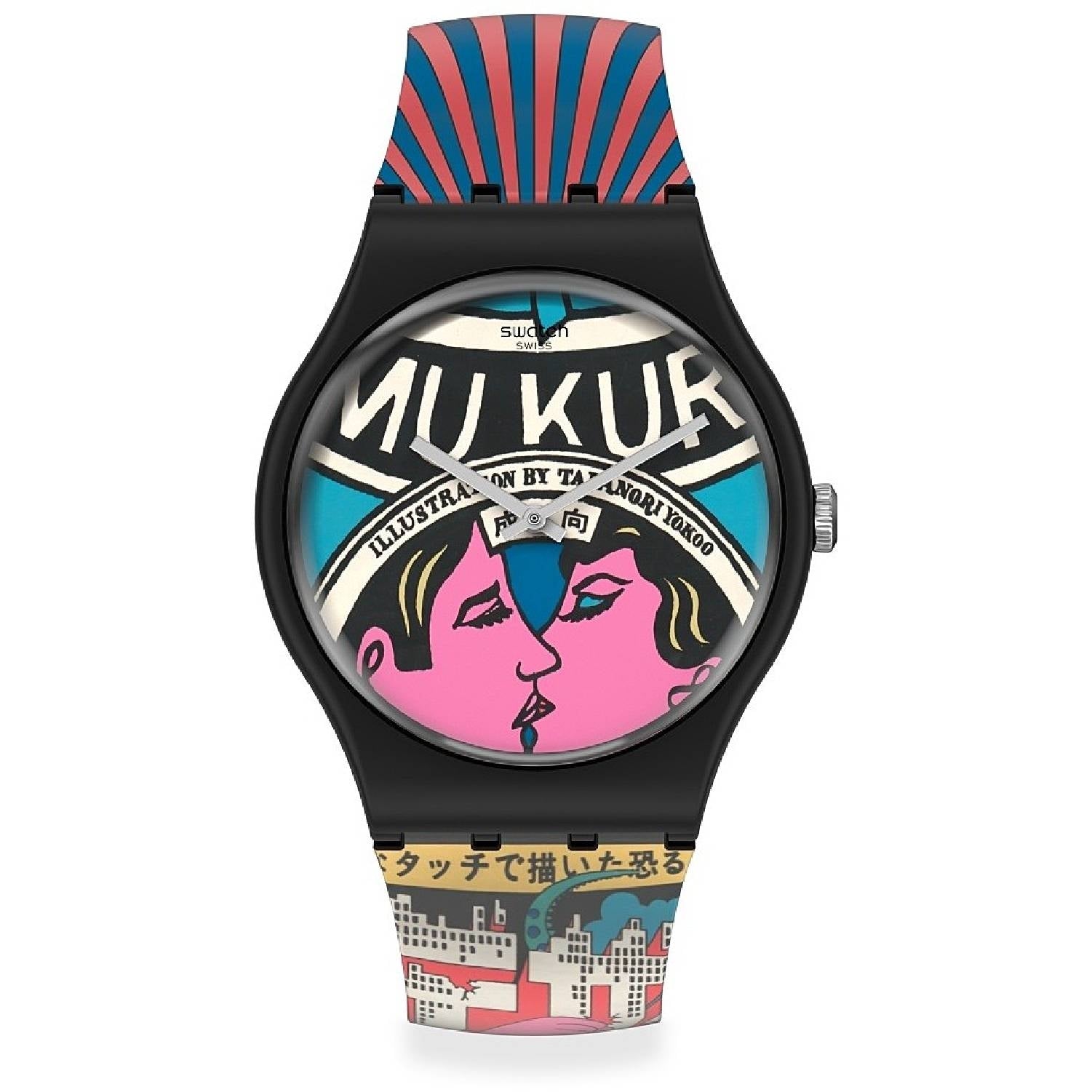 Orologio Donna Swatch solo tempo MOMA SUOZ334 cinturino in gomma