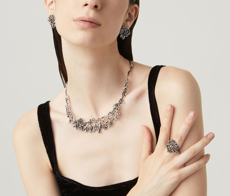 Collana Donna Giovanni Raspini Argento 925 Girocollo Albero Della Vita 09982