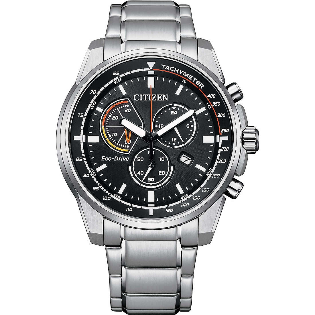 Orologio Uomo Acciaio Citizen Cronografo Active Eco Drive AT1190-87E
