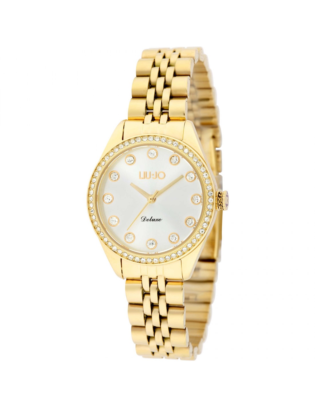 Orologio Donna Liu Jo Acciaio Quarzo Deluxe Solo Tempo Zirconi  TLJ2256
