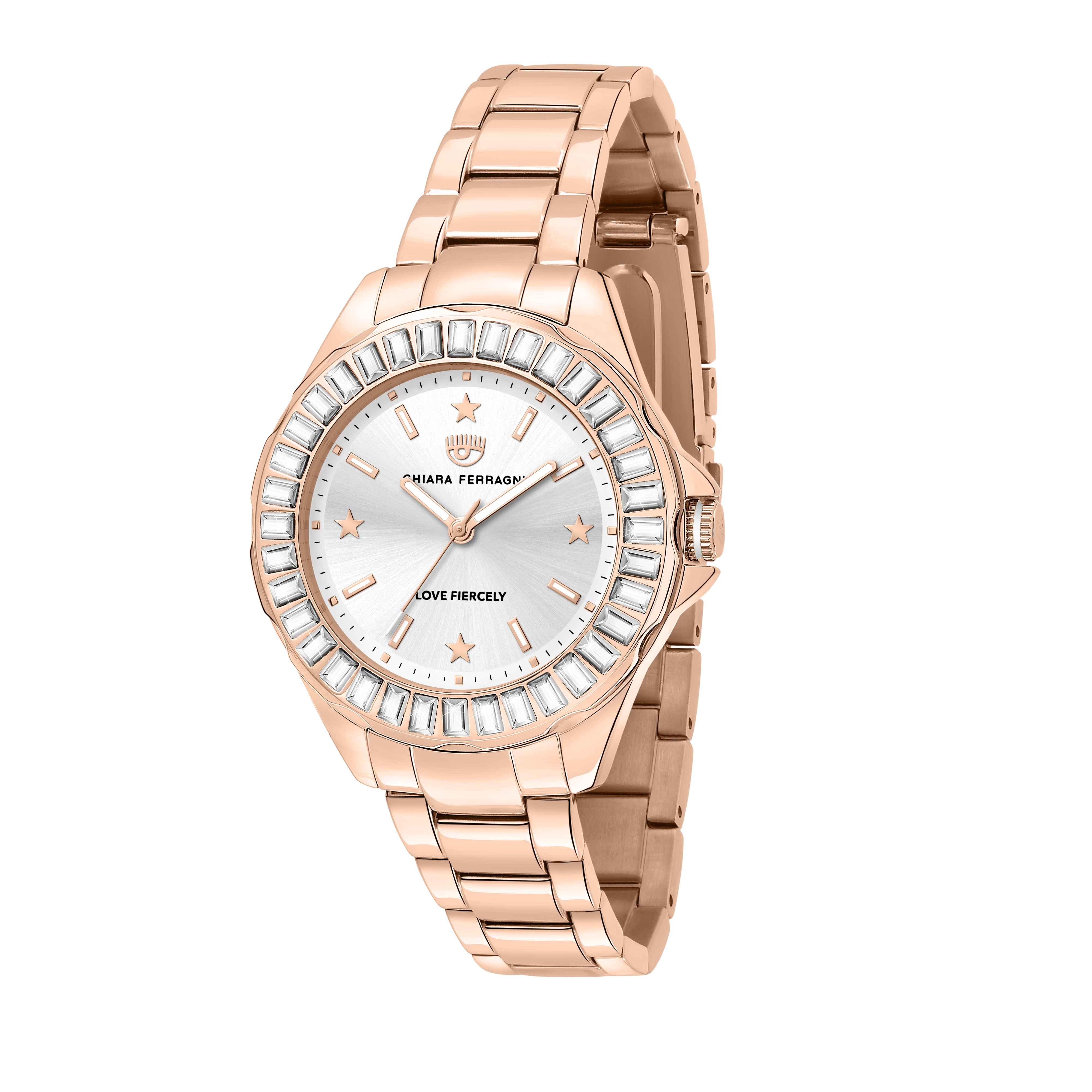 Orologio Donna Chiara Ferragni Quarzo Solo Tempo Acciaio Rosè