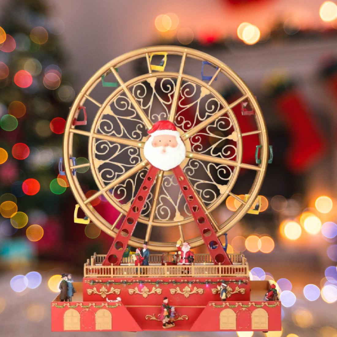 Scultura Il Mondo Dei Carillion Ruota Panoramica Grande Luci 63089