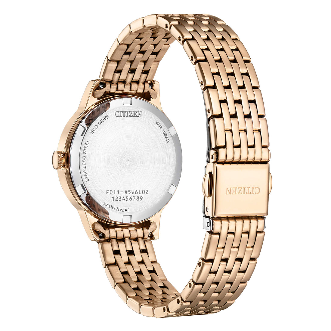 Orologio Donna Citizen Eco-Drive Solo Tempo Acciaio Rosè Madreperla EW2623-53D
