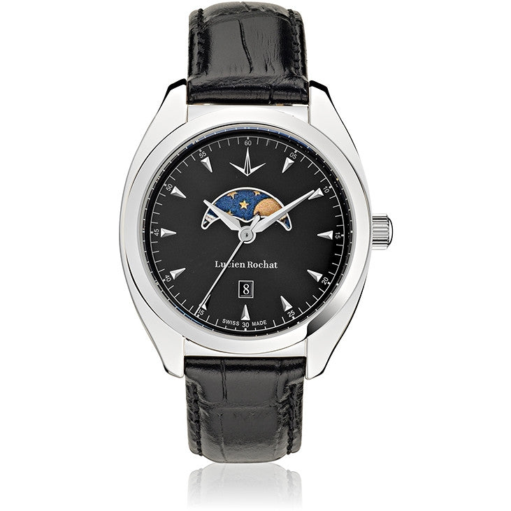 Orologio Uomo Lucien Rochat Acciaio Solo Tempo Fasi Lunare R0451110002