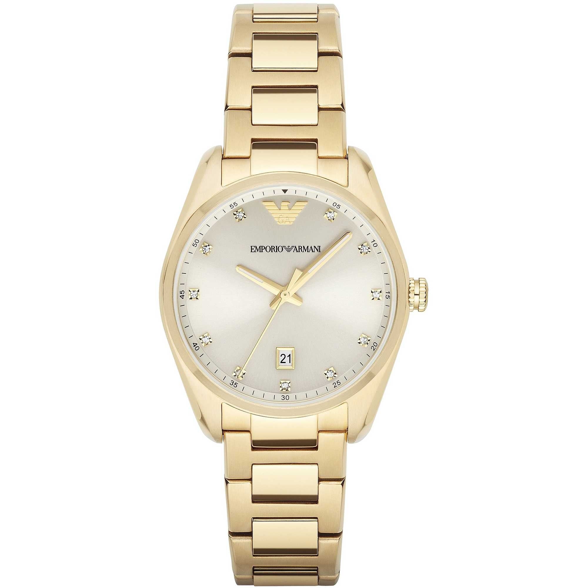 Orologio Donna Emporio Armani Analogico Quarzo Acciaio Quadrante Argentè AR6064