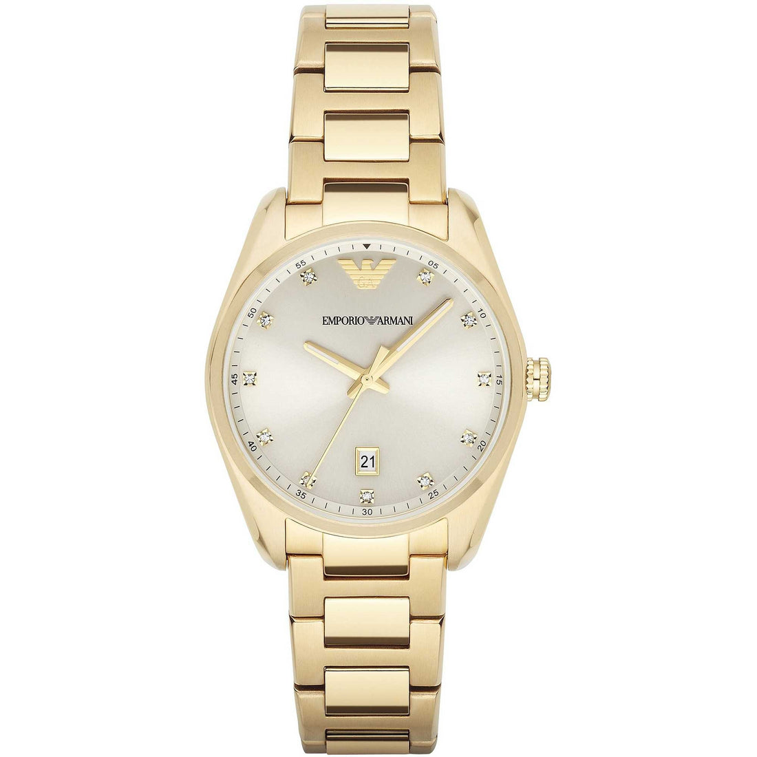 Orologio Donna Emporio Armani Analogico Quarzo Acciaio Quadrante Argentè AR6064