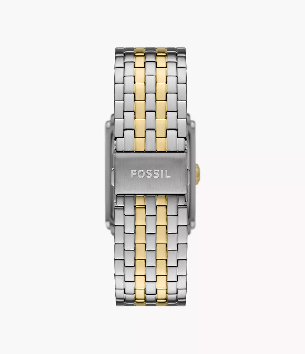 Fossil Orologio Analogico al Quarzo da Uomo con Cinturino in Acciaio Inossidabile FS5970, Nero e grigio scuro Fossil Orologio Analogico al Quarzo da Uomo con Cinturino in Acciaio Inossidabile FS5970, Nero e grigio scuro