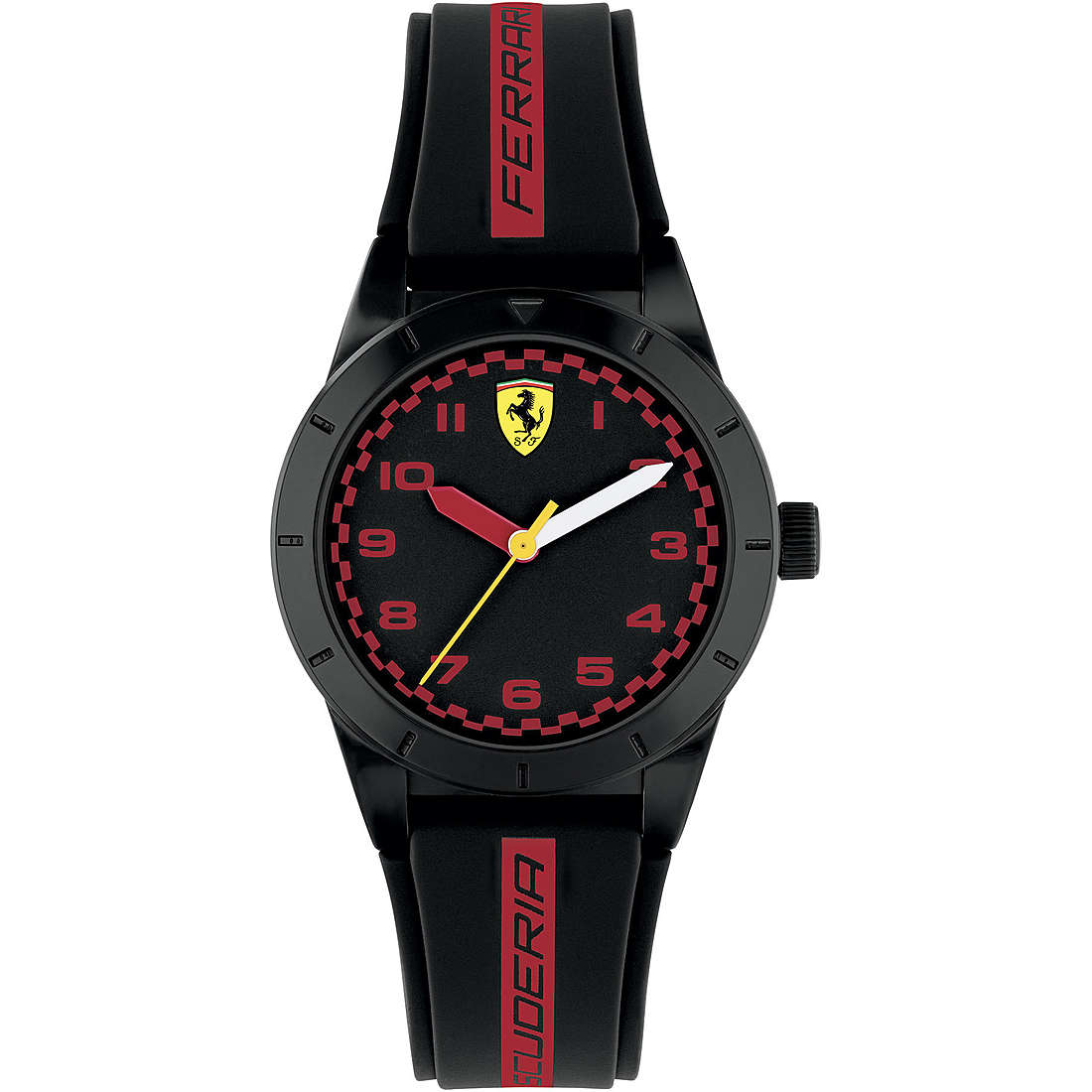 Orologio Uomo Ferrari solo tempo Redrev nero