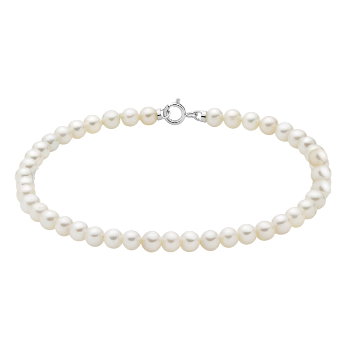 Bracciale Donna Mikiko Oro 18 KT Perla Fresh Water 4-4,5 mm MBC190O4FXBI040L