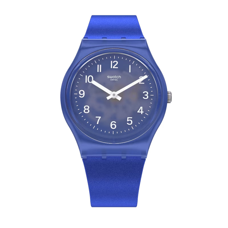 Orologio Unisex Bambino Swatch Blurry Blue Quarzo Scheletrato GL124