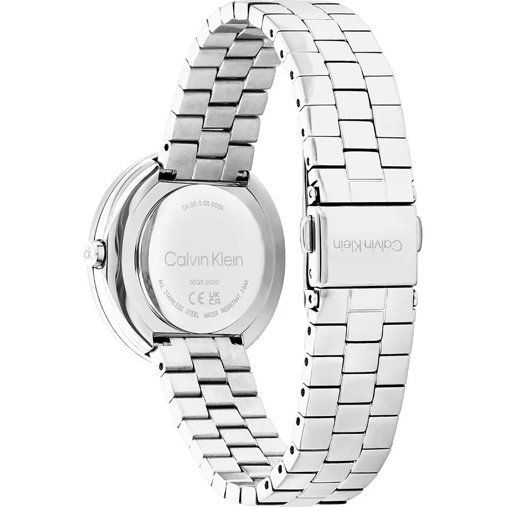 Orologio Donna Acciaio Calvin Klein Quarzo Solo Tempo  Lucido 25100093