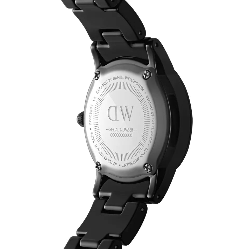 Orologio Donna Daniel Wellington Quarzo Solo Tempo Ceramica Nero 28 mm DW00100415