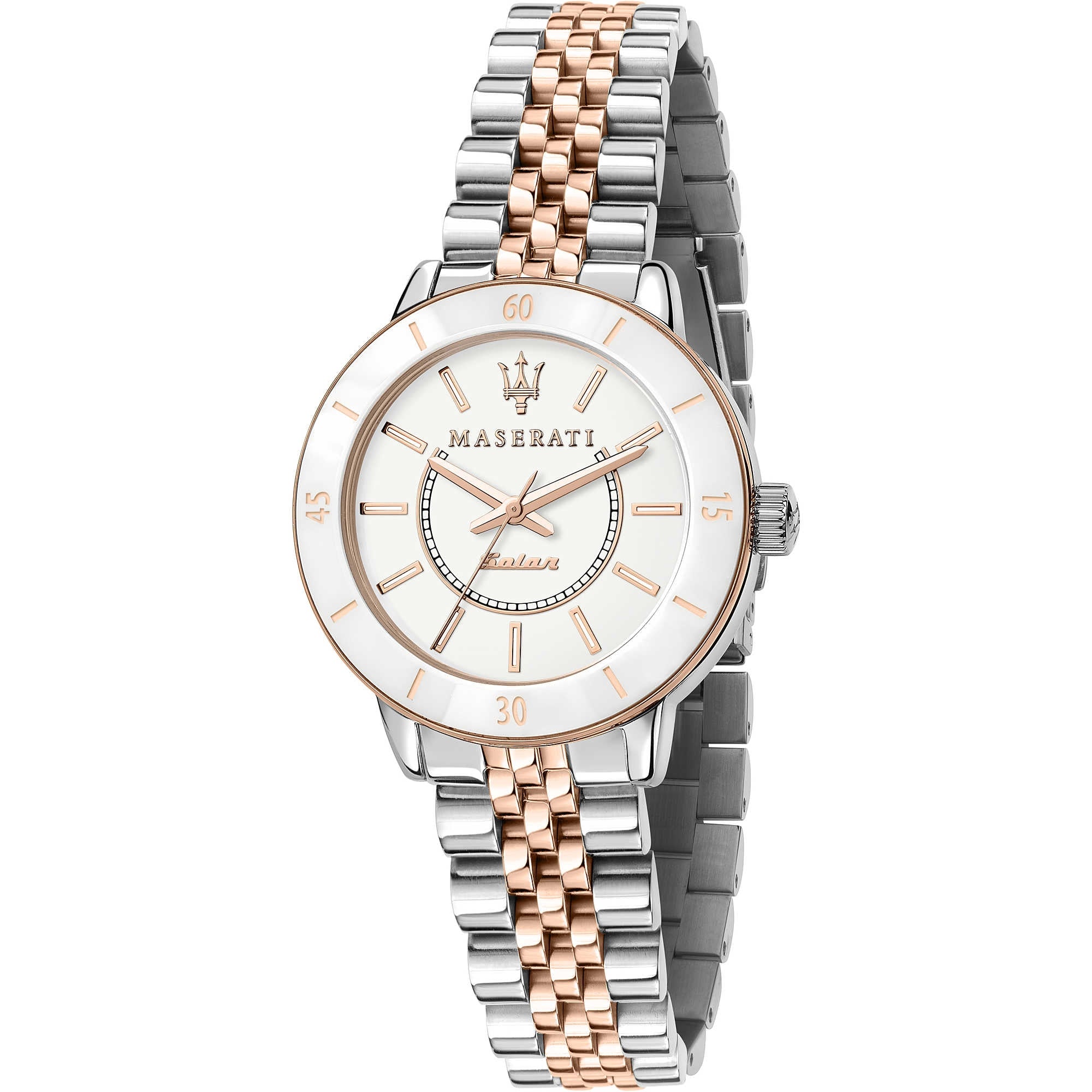Orologio donna Acciaio Maserati  Aqua Edition carica solare solo tempo R8853145504