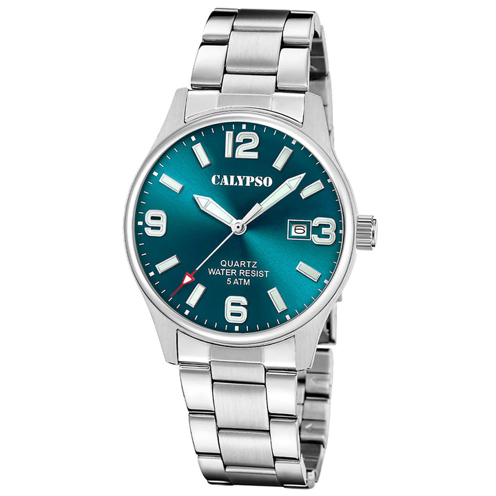 Orologio Uomo Calypso Quarzo Solo Tempo Acciaio verde K5860/5
