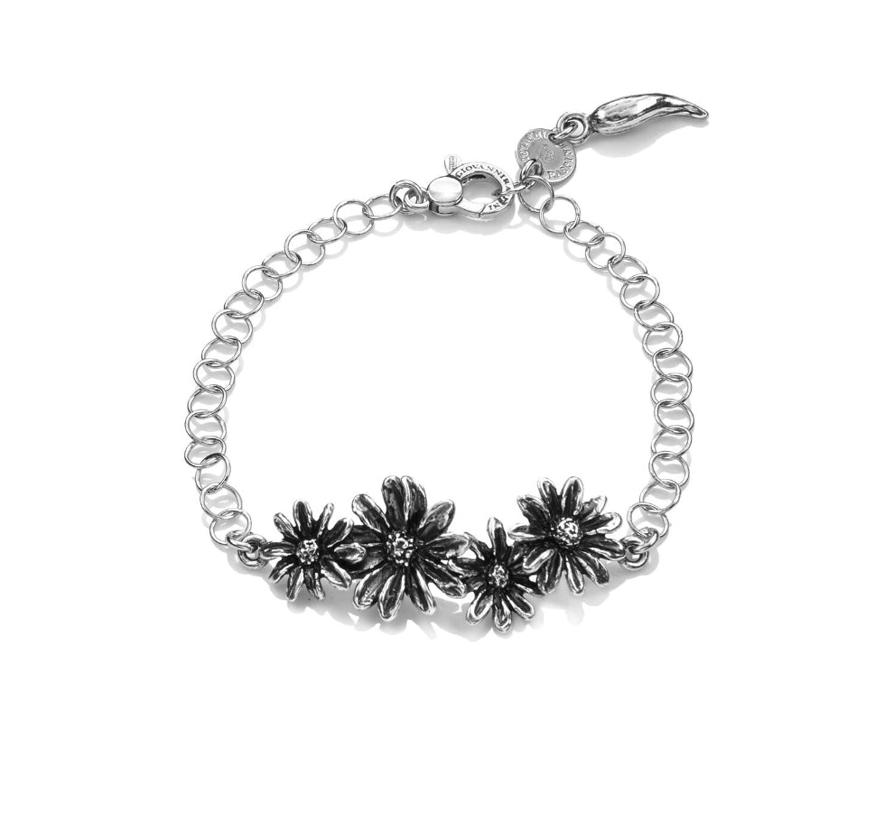 Bracciale Donna Giovanni Raspini Argento 925 Margherite 09545