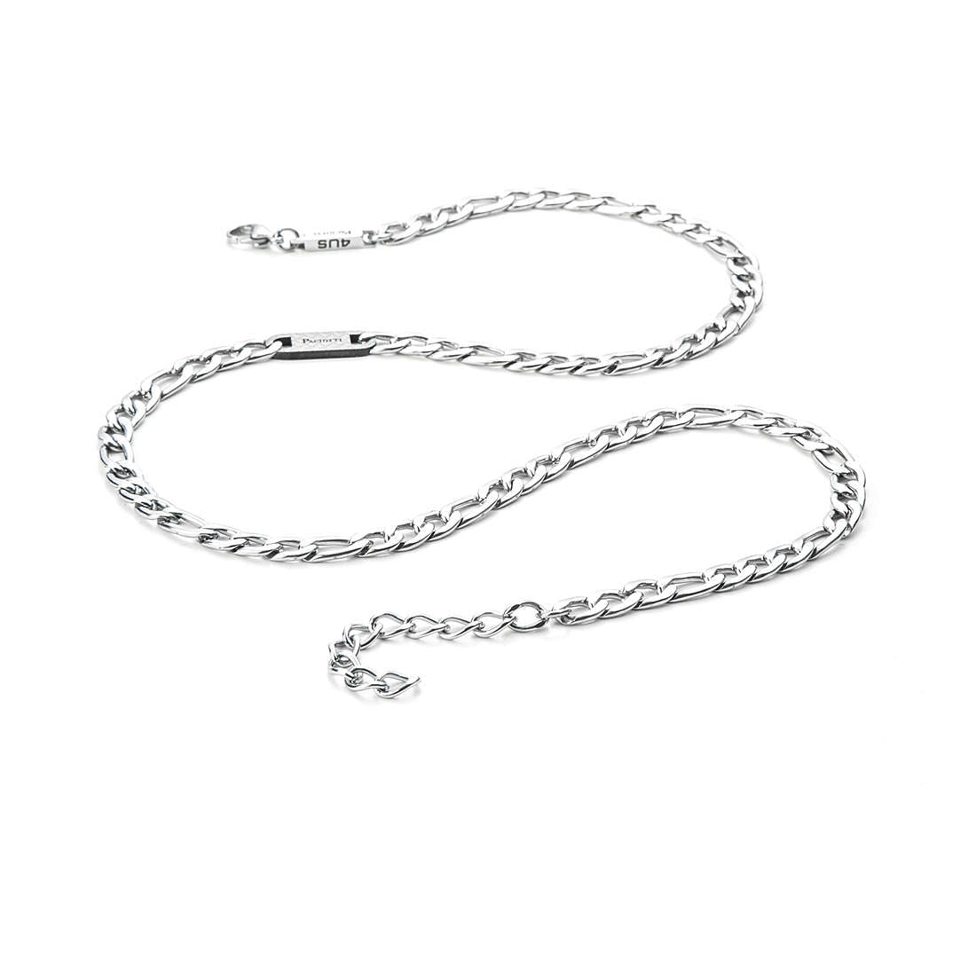 Collana Uomo 4US Cesare Paciotti Acciaio girocollo Black Texture 4UCL3260