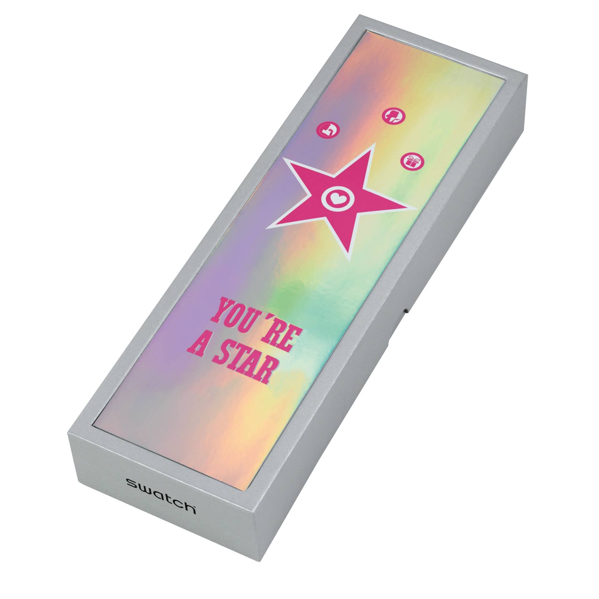 Orologio Donna Swatch Quarzo Rosa You Are Star Festa Rella Mamma SO28Z108