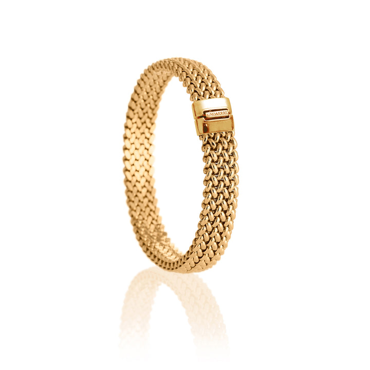 Bracciale Donna Unoaerre Argento 925 Dorato Semirigido Chicco Di Riso 540947