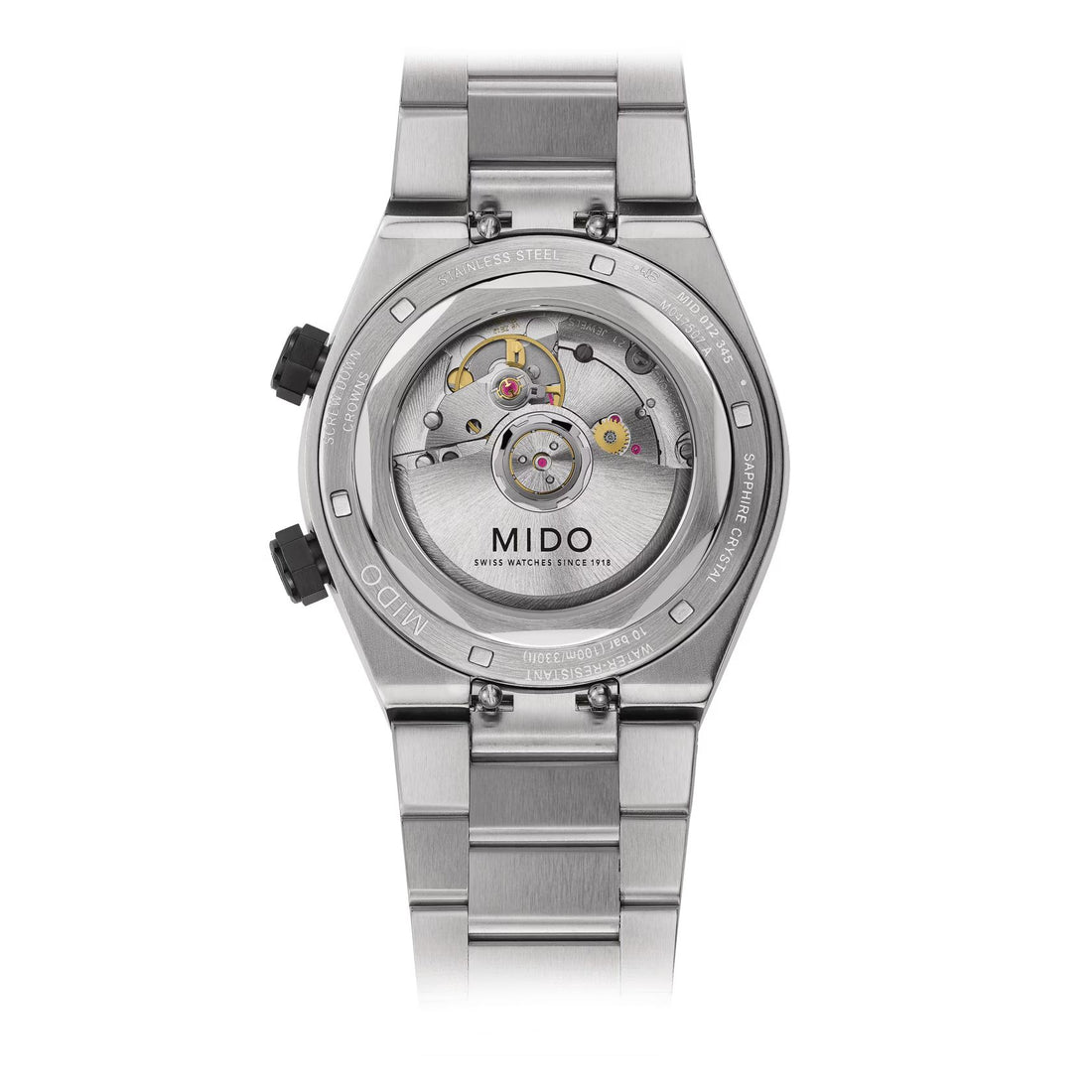 Orologio Uomo Mido Automatico Multifort 8 Due Corone Nero M0475071705100