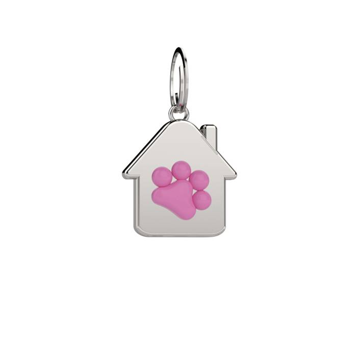 Medaglina Pets Liu Jo Acciaio Casa Zampa Rosa LJP002