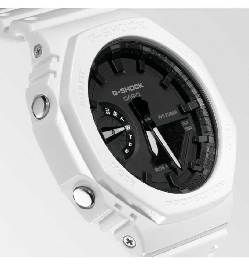 Orologio Uomo Casio G-SHOCK Gomma Analogico Digitale Quarzo GA-2100-7AER