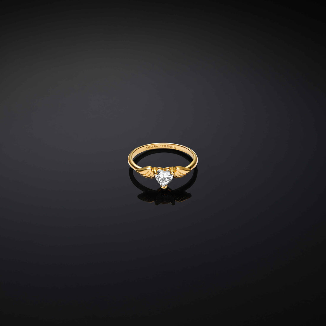 Anello Donna Chiara Ferragni Acciaio Dorato Cuore Alato J19AVH08016
