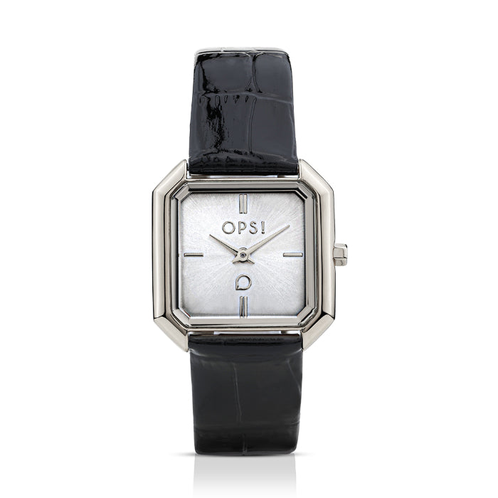 Orologio Donna Ops Objects Acciaio Pelle Nero Royal OPSPW-1172-2950