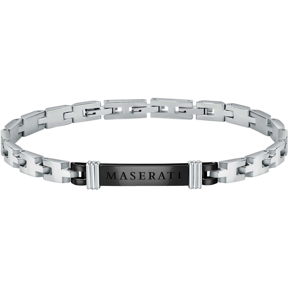 Bracciale Uomo Maserati Acciaio Nero JM420ATK02