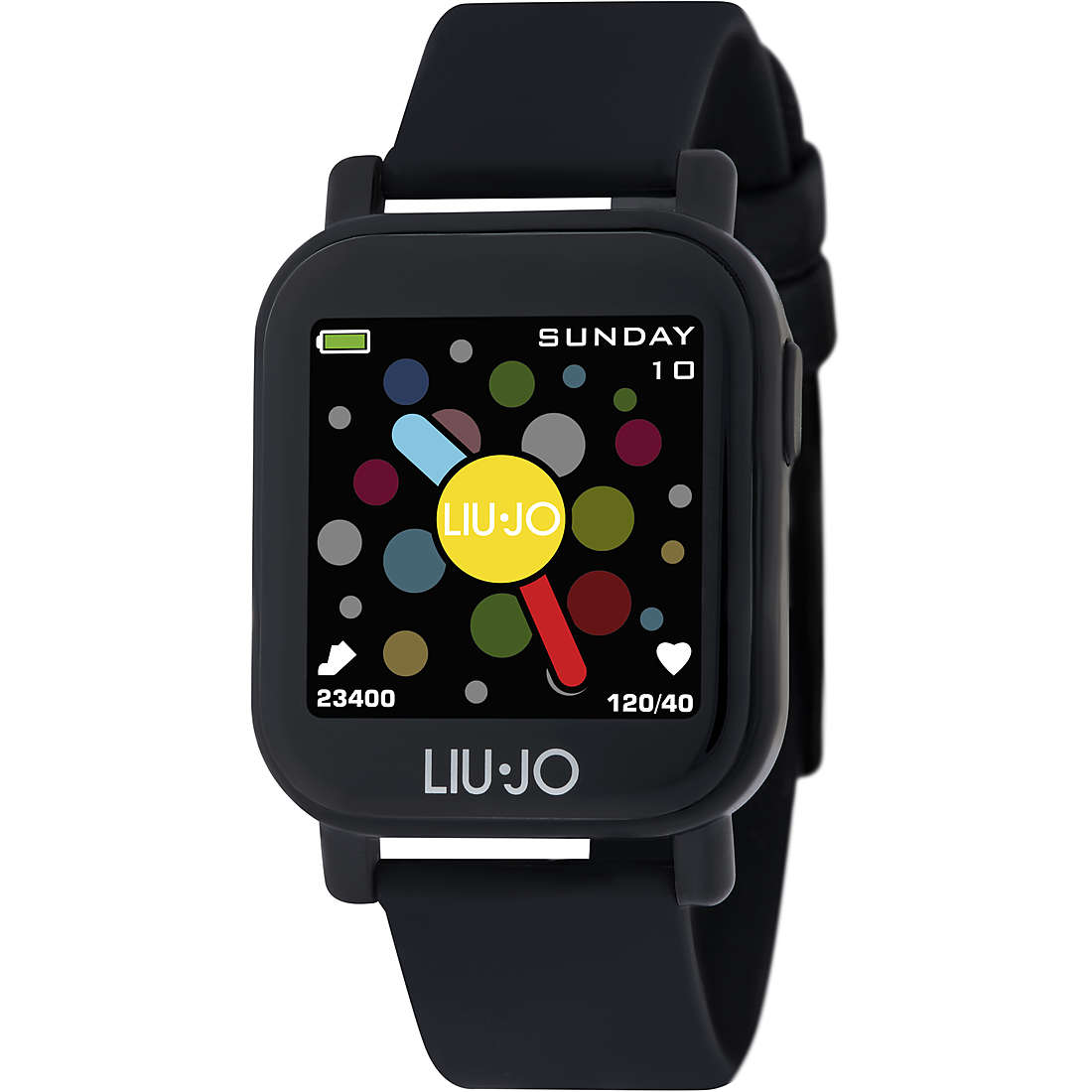 Orologio Liu Jo Donna Smartwatch Cinturino Cassa Gomma Nero SWLJ026