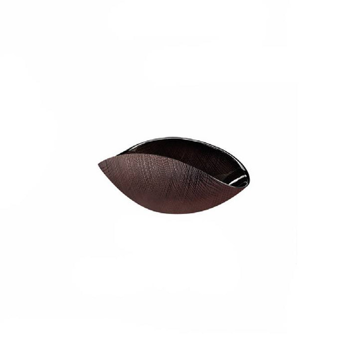 Coppetta Cristallo Onlylux New Burano Cioccolato 20x12 cm OL03408