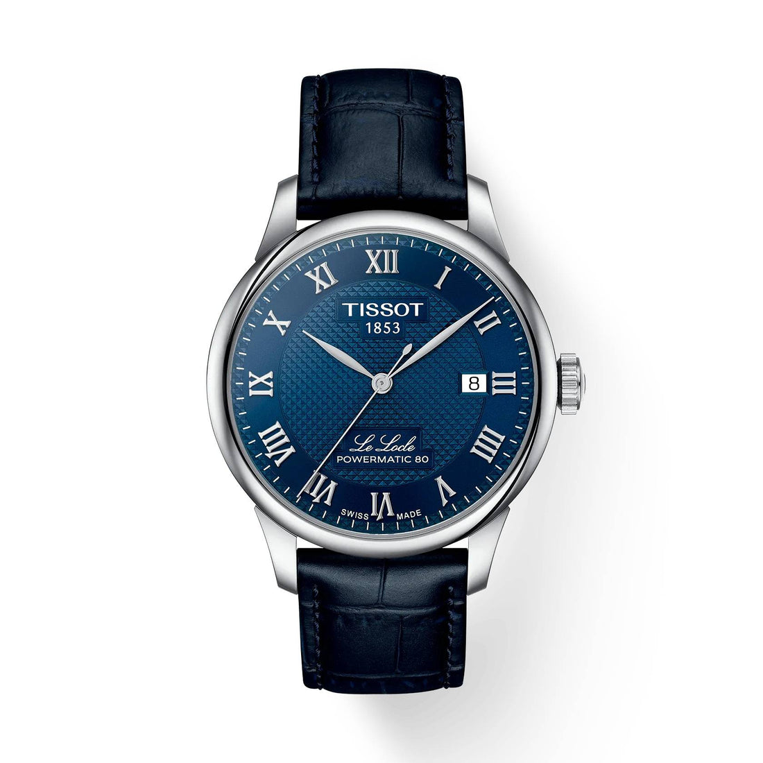 Orologio Uomo Tissot Le Locle Powermatic 80 Pelle Blu T0064071604300